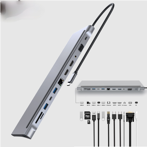 mst usb c hub to hdmi-compatible vga multi rj45 splitter 3.5mm aux pd charger sd tf card readers for macbook air
mst usb c hub to hdmi-compatible vga multi rj45 splitter 3.5mm aux pd charger sd tf card readers for macbook air