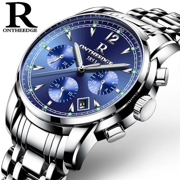 wristwatches 2021 men watch navy blue dial chronograph three eyes working full steel waterproof wrist saat erkekler, Slivery;brown
wristwatches 2021 men watch navy blue dial chronograph three eyes working full steel waterproof wrist saat erkekler, Slivery;brown