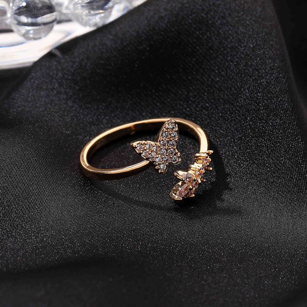 ring japan and south korea simple butterfly opening adjustable female ins net red diamond mori popular jewelry, Silver
ring japan and south korea simple butterfly opening adjustable female ins net red diamond mori popular jewelry, Silver