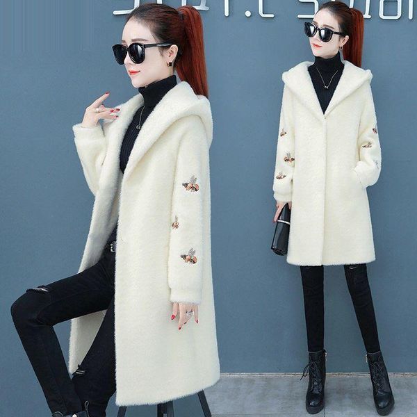 women's wool & blends coats fall/winter long hooded windbreaker woolen winter jacket female outerwear plus size 4xl, Black
women's wool & blends coats fall/winter long hooded windbreaker woolen winter jacket female outerwear plus size 4xl, Black