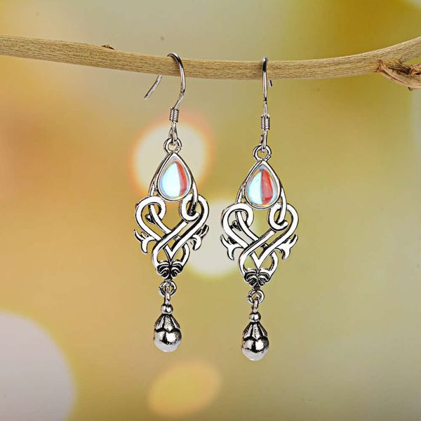 earrings style inlaid colorful moonlight stone women's creative tonghua water drop pear shaped earrings, Golden
earrings style inlaid colorful moonlight stone women's creative tonghua water drop pear shaped earrings, Golden