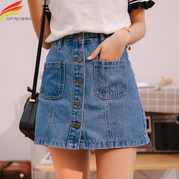 denim skirt high waist a-line mini skirts women 2021 summer new arrivals single button pockets blue jean skirt style saia jeans, Black
denim skirt high waist a-line mini skirts women 2021 summer new arrivals single button pockets blue jean skirt style saia jeans, Black