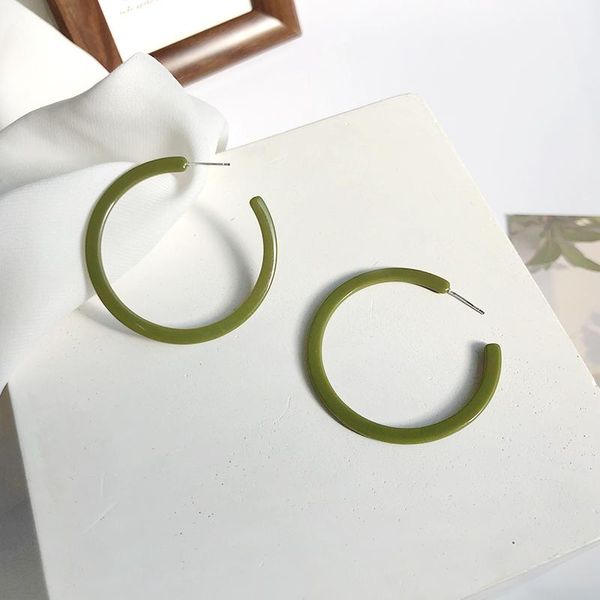 needle fashion jewelry big hoop earrings selling green resin for girls womens celebration gifts & huggie, Golden;silver
needle fashion jewelry big hoop earrings selling green resin for girls womens celebration gifts & huggie, Golden;silver