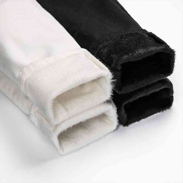 jeans winter white solid fleece womens capris pencil stretch skinny trousers casual warm thicken pockets y2k bottoms p9189, Black;white
jeans winter white solid fleece womens capris pencil stretch skinny trousers casual warm thicken pockets y2k bottoms p9189, Black;white