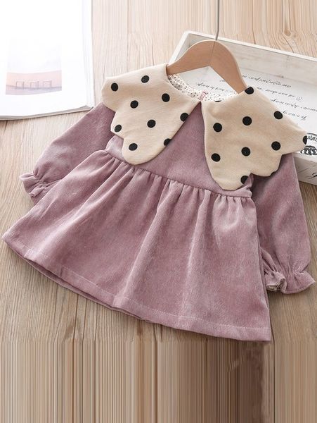 toddler girls polka dot statement collar flounce sleeve corduroy dress she, Red;yellow
toddler girls polka dot statement collar flounce sleeve corduroy dress she, Red;yellow