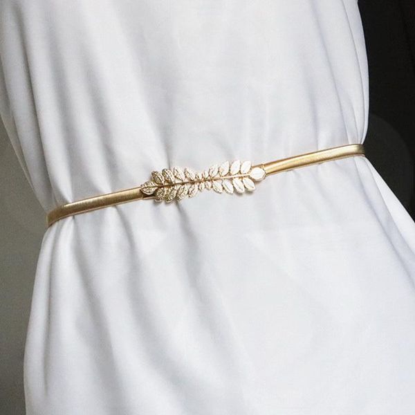 belts fashion women golden leaf buckle metal elasticity belt skirt waist accessories casual female harajuku punk waistband, Black;brown
belts fashion women golden leaf buckle metal elasticity belt skirt waist accessories casual female harajuku punk waistband, Black;brown