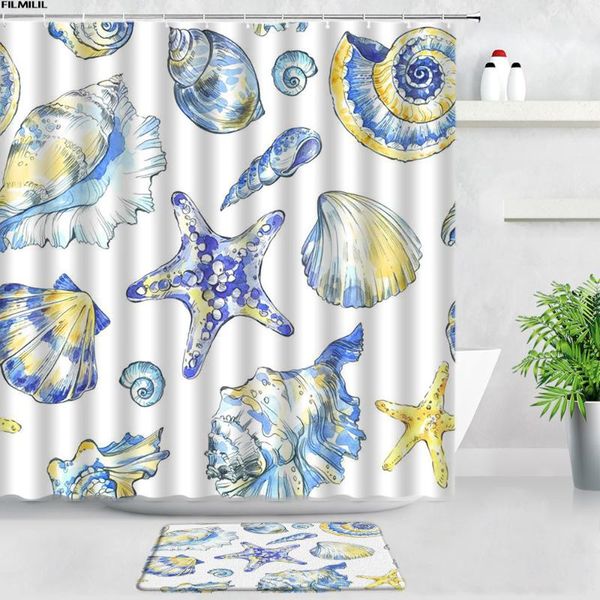 shower curtains waterproof flannel bath mats sets watercolor starfish conch shell ocean children door pad bathroom non-slip rugs
shower curtains waterproof flannel bath mats sets watercolor starfish conch shell ocean children door pad bathroom non-slip rugs