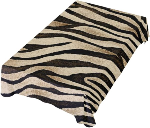 vintage zebra print animal table cloth anti wrinkle cover for dining kitchen parties
vintage zebra print animal table cloth anti wrinkle cover for dining kitchen parties