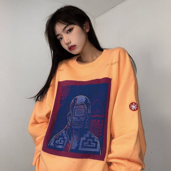 women's hoodies & sweatshirts women printed o-neck warm plus velvet oversize kawaii simple females pullover all-match korean style casu, Black
women's hoodies & sweatshirts women printed o-neck warm plus velvet oversize kawaii simple females pullover all-match korean style casu, Black
