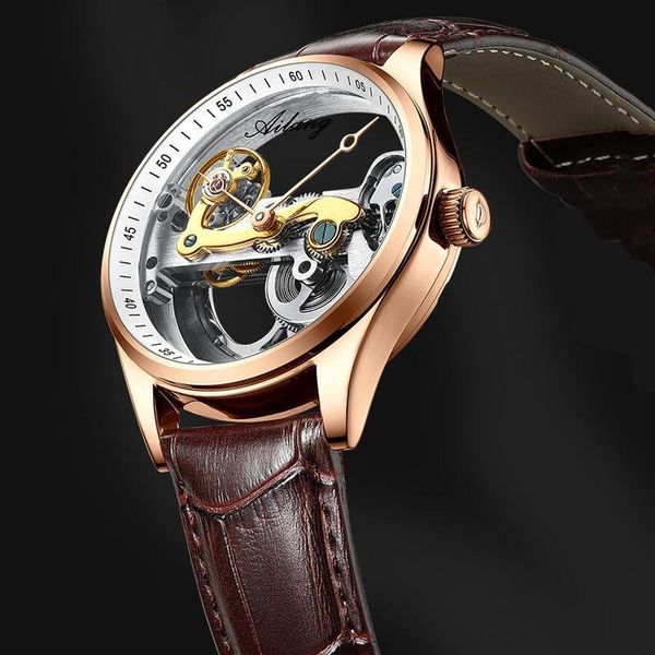 wristwatches ailang automatic mechanical men's watch stainless steel tourbillon leisure sports luxury waterproof men 8625, Slivery;brown
wristwatches ailang automatic mechanical men's watch stainless steel tourbillon leisure sports luxury waterproof men 8625, Slivery;brown