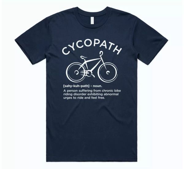 cycopath definition t-shirt tee funny cycling bike bicycle cycle sport gift dad, White;black
cycopath definition t-shirt tee funny cycling bike bicycle cycle sport gift dad, White;black