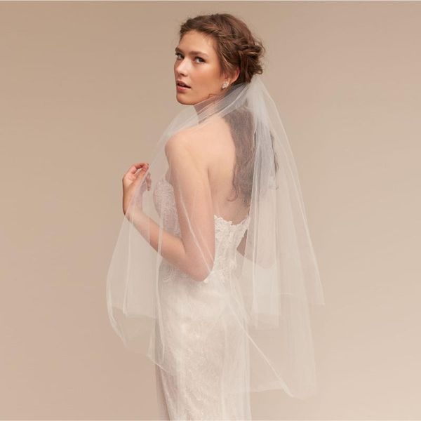bridal veils simple ivory wedding veil 2021 two layer tulle with comb accessories velo de novia largo, Black
bridal veils simple ivory wedding veil 2021 two layer tulle with comb accessories velo de novia largo, Black