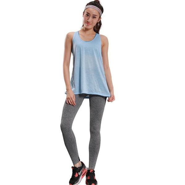two piece dress women's fake two-piece long vest with quick-drying mesh stitching pants fitness suit, White
two piece dress women's fake two-piece long vest with quick-drying mesh stitching pants fitness suit, White