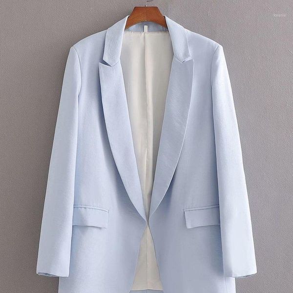 women's jackets xd - 3167-2021 autumn europe and the united states water blue suit women jacket, Black;brown 
women's jackets xd - 3167-2021 autumn europe and the united states water blue suit women jacket, Black;brown
