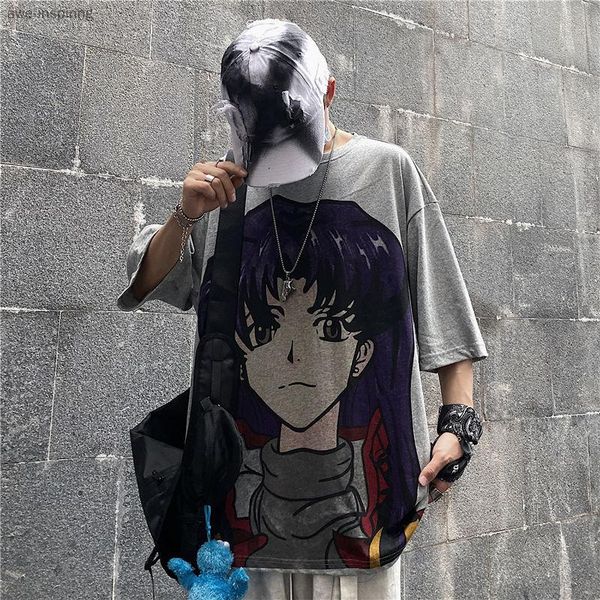 men's t-shirts 2021 summer retro ins cartoon animation printing loose wild short-sleeved t-shirt men and women trend fashion temperamen, White;black
men's t-shirts 2021 summer retro ins cartoon animation printing loose wild short-sleeved t-shirt men and women trend fashion temperamen, White;black