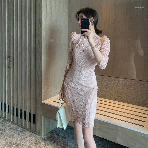 casual dresses 2021 temperament socialite mesh backless slim arm lace dress, Black;gray
casual dresses 2021 temperament socialite mesh backless slim arm lace dress, Black;gray