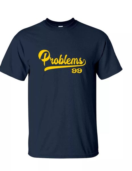 99 Problems Script Tail Shirt - Baseball Jay-Z Rap Jersey Tee All Sizes & Colors, White;black
99 Problems Script Tail Shirt - Baseball Jay-Z Rap Jersey Tee All Sizes & Colors, White;black