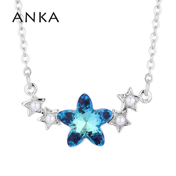 pendant necklaces anka fashion pentagram necklace with star style jewelry for women crystals from austria #136972, Silver
pendant necklaces anka fashion pentagram necklace with star style jewelry for women crystals from austria #136972, Silver