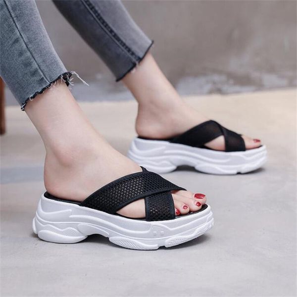 sandals women platform breathable mesh 2021 summer slipper indoor outdoor flip-flops beach shoes female slippers, Black
sandals women platform breathable mesh 2021 summer slipper indoor outdoor flip-flops beach shoes female slippers, Black