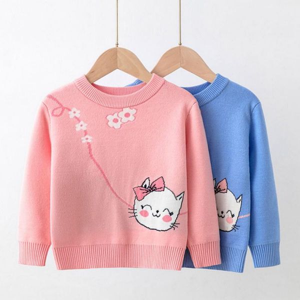 pullover autumn winter cute swearter cat printed sweaters for boys and girls kids, Blue
pullover autumn winter cute swearter cat printed sweaters for boys and girls kids, Blue