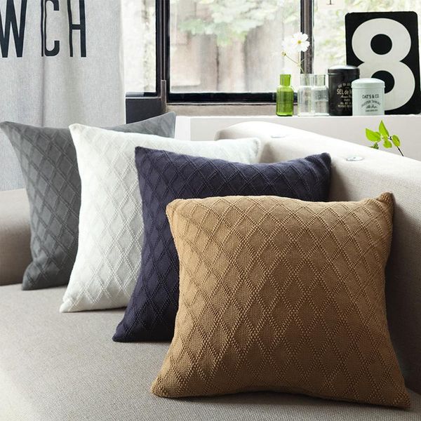 plaid nordic cushion cover knitted pillow cable knit decorate pillows cotton coussin cojines sofa cushion/decorative
plaid nordic cushion cover knitted pillow cable knit decorate pillows cotton coussin cojines sofa cushion/decorative