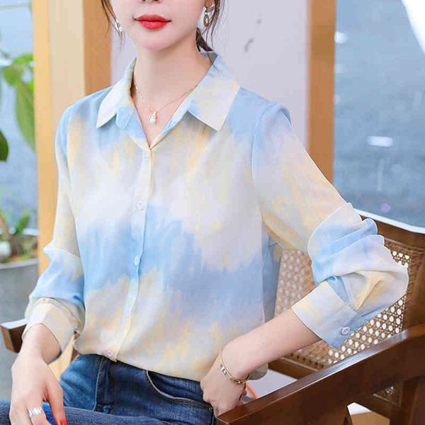 turn down collar shirt women's blusas mujer de moda autumn printed long-sleeve office women blouse chiffon 12a 210420, White
turn down collar shirt women's blusas mujer de moda autumn printed long-sleeve office women blouse chiffon 12a 210420, White