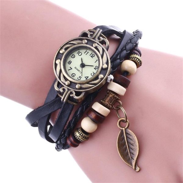 wristwatches brand 1pcs watch leaf bracelet quartz movement wrist girl women drop wholesale retro minority mori, Slivery;brown
wristwatches brand 1pcs watch leaf bracelet quartz movement wrist girl women drop wholesale retro minority mori, Slivery;brown