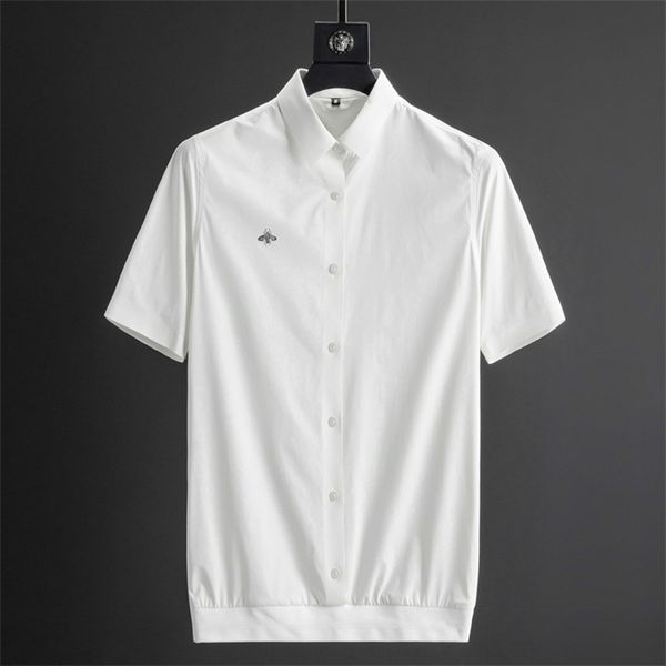 hong kong trendy catwalk silk smooth seamless men's no iron slim stretch solid short sleeve shirt2021, White;black
hong kong trendy catwalk silk smooth seamless men's no iron slim stretch solid short sleeve shirt2021, White;black