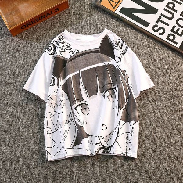 summer harajuku t shirts women short sleeve tshirt female printed anime two-dimensional cartoon tee shirt girls streetwear, Black
summer harajuku t shirts women short sleeve tshirt female printed anime two-dimensional cartoon tee shirt girls streetwear, Black