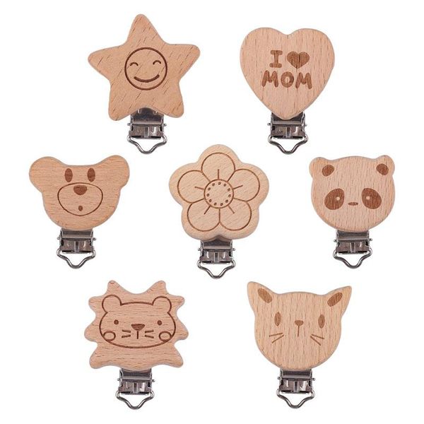 pacifiers# 3pcs cartoon animal shape beech pacifier clip personalized diy chain baby products
pacifiers# 3pcs cartoon animal shape beech pacifier clip personalized diy chain baby products