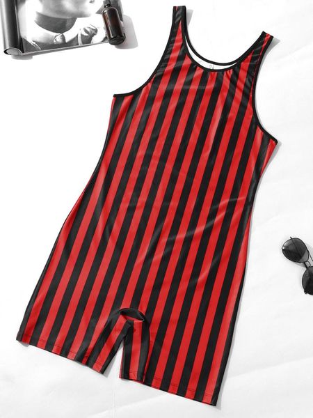 gym clothing mens striped wrestling singlet bodysuit weight lifting stretchy leotard fitness outfits athletic jumpsuit male body shapers, White;black
gym clothing mens striped wrestling singlet bodysuit weight lifting stretchy leotard fitness outfits athletic jumpsuit male body shapers, White;black