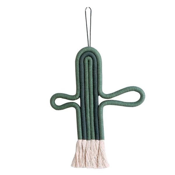 children room handmade woven cotton rope cactus hanging decoration wall decor decorative objects & figurines
children room handmade woven cotton rope cactus hanging decoration wall decor decorative objects & figurines