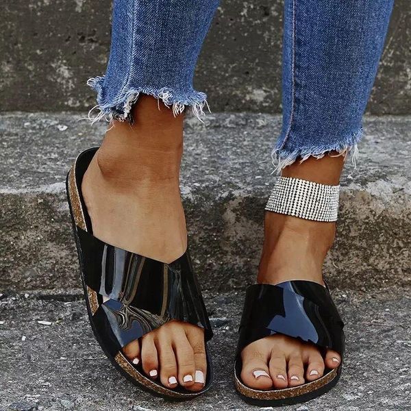 colorful women beach slippers fashion cork female summer shoes breathable ladies outside slides leisure flip flop wholesale, Black
colorful women beach slippers fashion cork female summer shoes breathable ladies outside slides leisure flip flop wholesale, Black