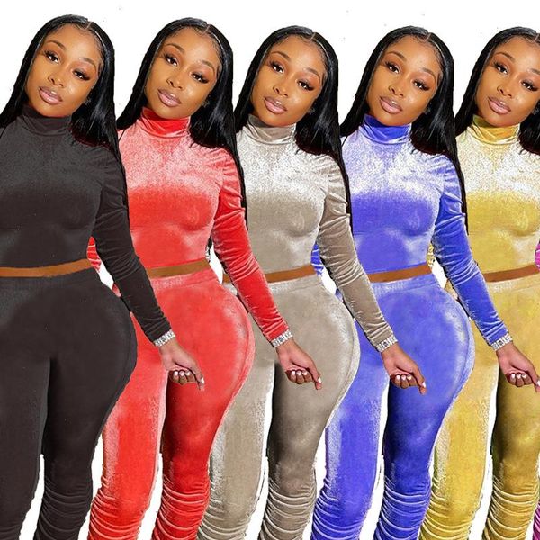 2 piece set velvet smooth womens tracksuits soft tracksuit fall winter clothes sweatsuit stacked leggings outfits wholesale dropshpping, Gray
2 piece set velvet smooth womens tracksuits soft tracksuit fall winter clothes sweatsuit stacked leggings outfits wholesale dropshpping, Gray