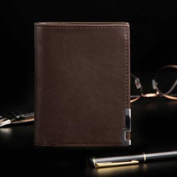 wallets men's wallet 2021 short business and leisure metal edging fashion card bag, Red;black 
wallets men's wallet 2021 short business and leisure metal edging fashion card bag, Red;black