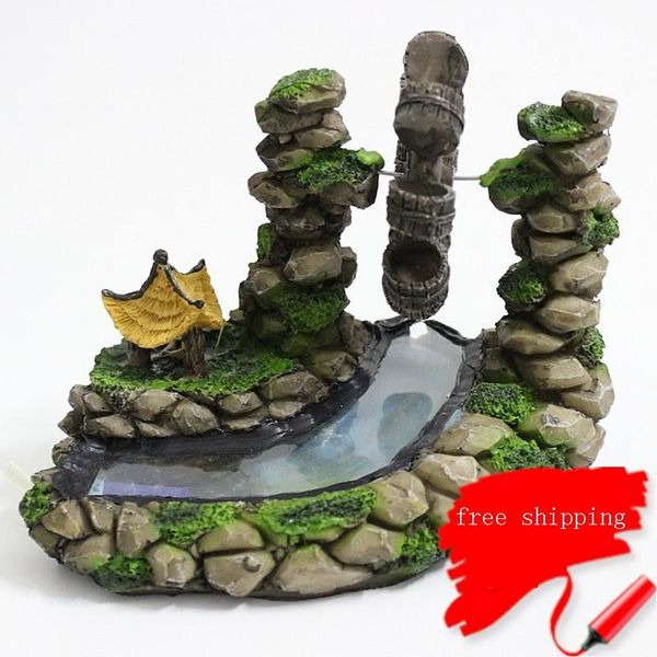 decorations fish tank landscaping water wheel windmill rockery round connected with air pump rotatable micro view pavilion
decorations fish tank landscaping water wheel windmill rockery round connected with air pump rotatable micro view pavilion