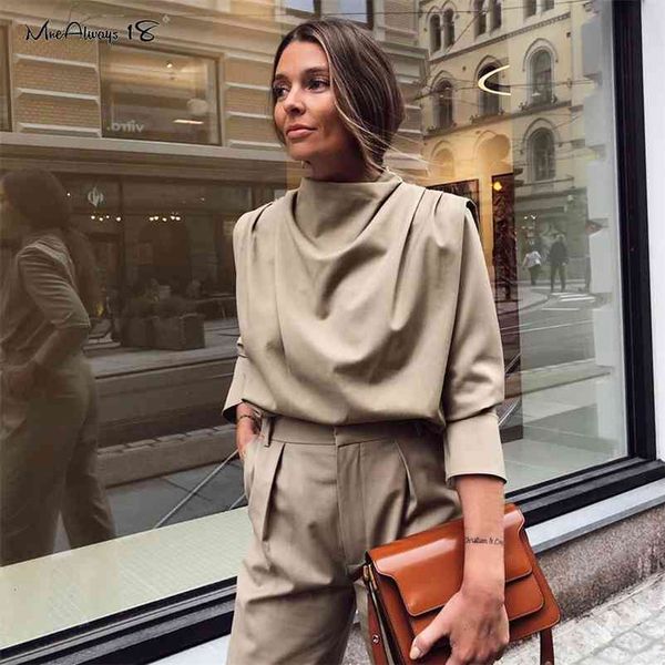 mnealways18 draped solid khaki and blouses spring elegant office blouse women ruched work long sleeve ladies shirt 210401, White
mnealways18 draped solid khaki and blouses spring elegant office blouse women ruched work long sleeve ladies shirt 210401, White