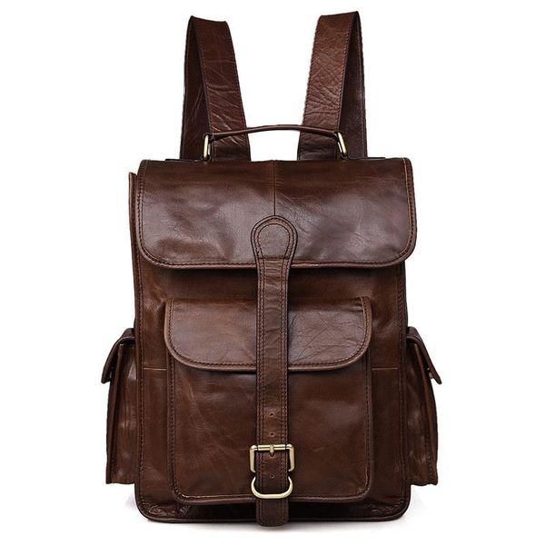 backpack men vintage 100% genuine leather brown schoolbag backpack2021 man book brand 14" laptravel bags
backpack men vintage 100% genuine leather brown schoolbag backpack2021 man book brand 14" laptravel bags