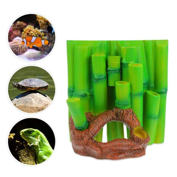 small animal supplies reptile terrarium artificial bamboo ornament lizard gecko hideaway food bowl
small animal supplies reptile terrarium artificial bamboo ornament lizard gecko hideaway food bowl