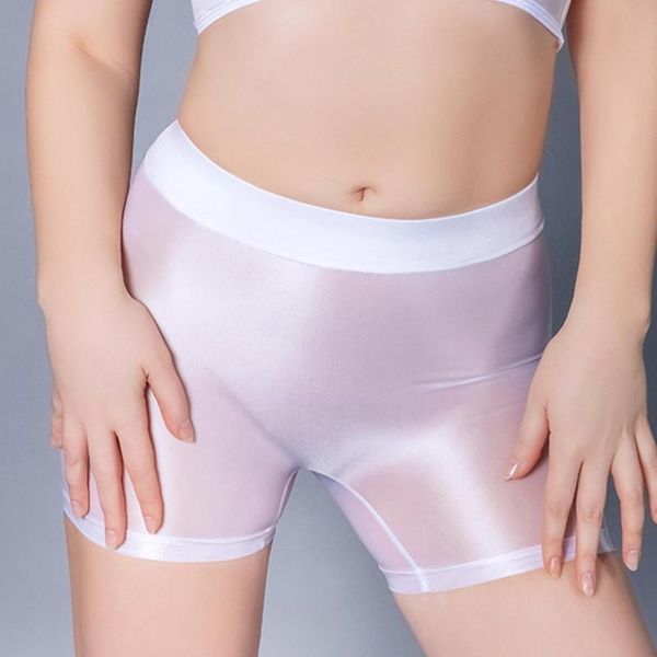 women's panties women oil shiny safety pants ladies see through underwear female seamless stretch bottoming glossy boxer shorts, Black;pink 
women's panties women oil shiny safety pants ladies see through underwear female seamless stretch bottoming glossy boxer shorts, Black;pink
