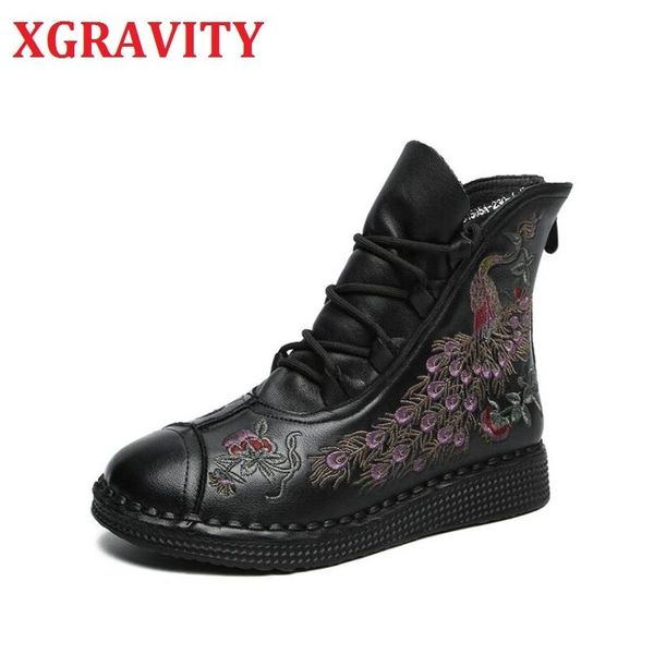 boots xgravity 2021 autumn winter warm round toe footwear ladies fashion casual embroidery peacock flats female flat girl, Black
boots xgravity 2021 autumn winter warm round toe footwear ladies fashion casual embroidery peacock flats female flat girl, Black