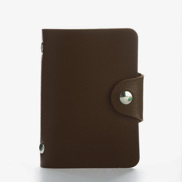card holders useful simple 24 cards slim pu leather id holder solid color casual portable pocket case wallet, Brown;gray
card holders useful simple 24 cards slim pu leather id holder solid color casual portable pocket case wallet, Brown;gray