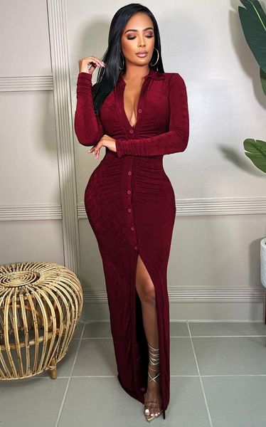 casual dresses 2021 ladies fashion temperament nightclub deep v slim body bag hip long sleeve buttons dress, Black;gray
casual dresses 2021 ladies fashion temperament nightclub deep v slim body bag hip long sleeve buttons dress, Black;gray