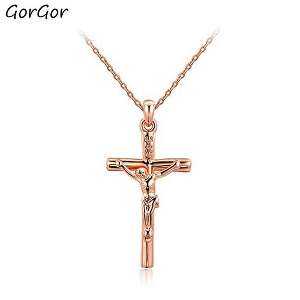 pendant necklaces gorgor necklace women alloy materil pattern cross jesus rose gold plated vintage individuality party jewelry 2030431310b, Silver
pendant necklaces gorgor necklace women alloy materil pattern cross jesus rose gold plated vintage individuality party jewelry 2030431310b, Silver