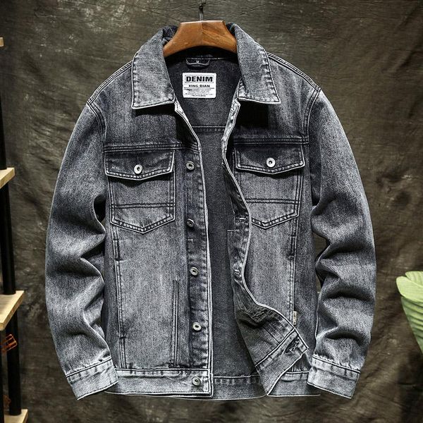men's jackets spring and autumn thin denim cacket korean style slim trend pure cotton motorcycle clothes gray black retro casual top, Black;brown
men's jackets spring and autumn thin denim cacket korean style slim trend pure cotton motorcycle clothes gray black retro casual top, Black;brown