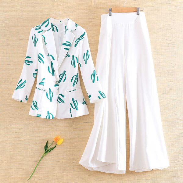 women's two piece pants pants embro mill autumn women 2 pieces set vintage floral slim print + split wide leg elegant lady suit female, White
women's two piece pants pants embro mill autumn women 2 pieces set vintage floral slim print + split wide leg elegant lady suit female, White