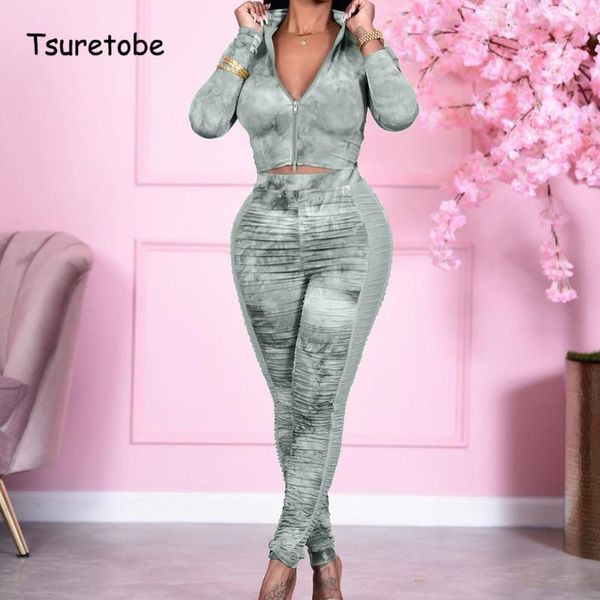 women's two piece pants tsuretobe print pleated set women autumn long sleeve zipper crop high waist pencil bodycon casual outfits, White
women's two piece pants tsuretobe print pleated set women autumn long sleeve zipper crop high waist pencil bodycon casual outfits, White