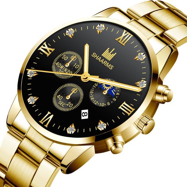 wristwatches men's watches stainless steel band luxury wristwatch casual business date quartz man clock relojes hombre 2021 fashion, Slivery;brown
wristwatches men's watches stainless steel band luxury wristwatch casual business date quartz man clock relojes hombre 2021 fashion, Slivery;brown