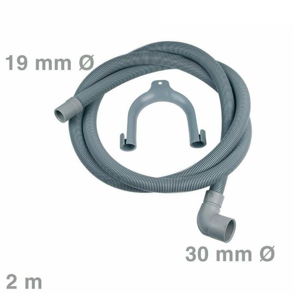 2metre extra long drain hose waste pipe for washing machine dishwasher universal water inlet extension watering equipments
2metre extra long drain hose waste pipe for washing machine dishwasher universal water inlet extension watering equipments