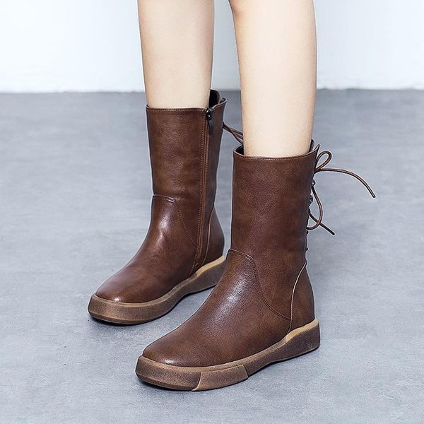 boots autumn winter women wedges platform strap lace-up keep warm genuine leather short ankle snow shoes b23-42, Black
boots autumn winter women wedges platform strap lace-up keep warm genuine leather short ankle snow shoes b23-42, Black